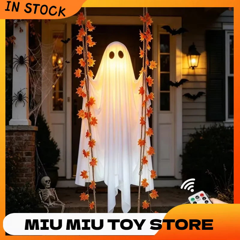 Hanging Ghost Swing Halloween Decoration - 3 Versions