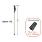 Ultralight Carbon Fiber Trekking Poles 5-Section Folding Anti-Shock Hiking and Walking Sticks 110/120/130 cm (43/47/51 in)