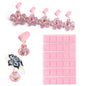 Magnetic Nail Holder Set - 5/30pcs False Nail Tip Practice Stand with Crystal Base