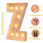 91.5CM Giant Letter Led Light Frame Box Baby Shower 1st Birthday Wedding Party Decor Christmas DIY Name Balloon Filling Box