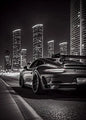 Trending Cars Retro Porsche 911 GT3 RS City Poster and Prints Canvas Painting Wall Art Pictures for Home Living Room Cuadros