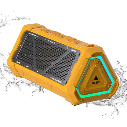 Portable 40W Bluetooth 5.3 Speaker IP67 Waterproof Stereo TWS Micro SD RGB Lights USB-C