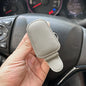 Universal Magnetic Car Sunglasses Holder – Foldable Leather Sun Visor Glasses & Card Ticket Clip