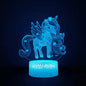 3D LED Unicorn Night Light - 16 Colors, Remote & Touch Control | Kids Night Lamp Gift
