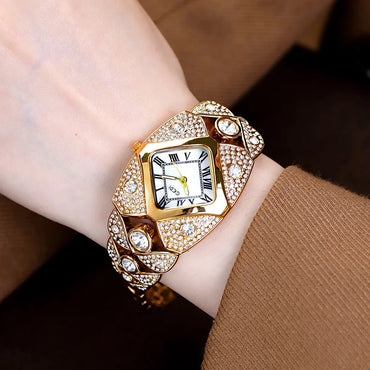 New Women Watch Light Luxury Brand Diamond Inlaid Bracelet Watches