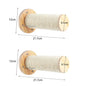 Wall-Mounted Cat Climbing Shelves with Steps, Scratching Post and Hideaway Bed