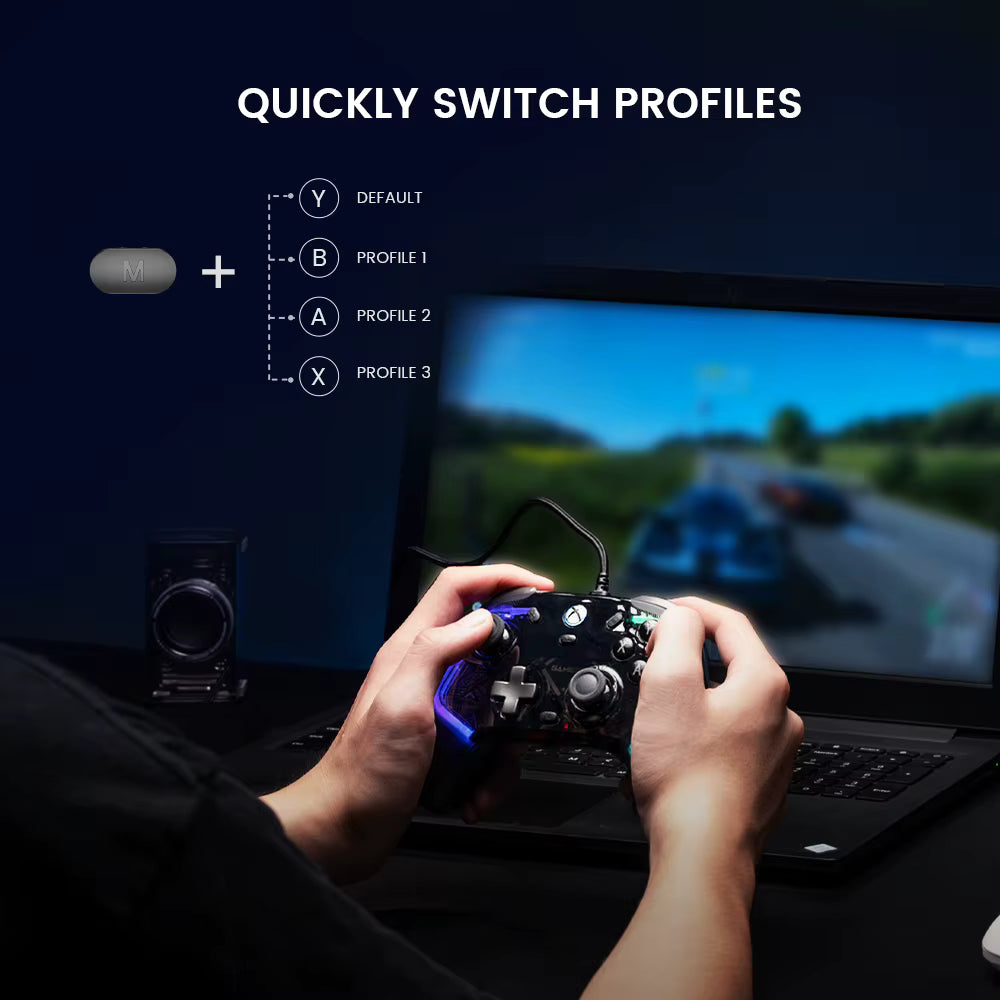 GameSir Kaleid Xbox Wired Controller with Hall Effect Sticks and Triggers