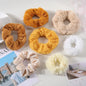 Plush Cotton-Blend Scrunchies Set 7 or 21 Pack - Elastic Hair Ties & Ponytail Holders for Women & Girls