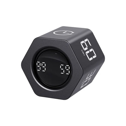 Gravity Cube Productivity Timer – 4-Preset LED Countdown for Kids, Study & Kitchen