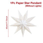 Christmas Paper Star Pendant Merry Christmas Decorations for Home 2025 Navidad Xmas Tree Hanging Lampshades Ornament New Year