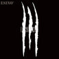 Ghost Claw Car Decal Vinyl Sticker - Claw Scratch Headlight & Body Stripe Graphic, PVC, Multiple Sizes (22 x 6.5 to 120 x 35.5 cm / 8.7 x 2.6 to 47.2 x 14 in)