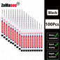 20mm Long-Head Deep Hole Marker Pens - Waterproof Fast-Dry Oil Markers for Wood, Metal & Glass (Red/Black/Blue/Green)