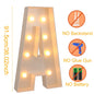 91.5CM Giant Letter Led Light Frame Box Baby Shower 1st Birthday Wedding Party Decor Christmas DIY Name Balloon Filling Box