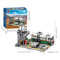 City Street View Building Blocks Natural Gas Storage Center Laboratory Transport Station 3 In 1 Assembly Model Bricks Kids Toys