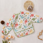 Waterproof Long Sleeve Baby Bib | Washable Feeding Bib with Full Coverage & Easy Clean Design