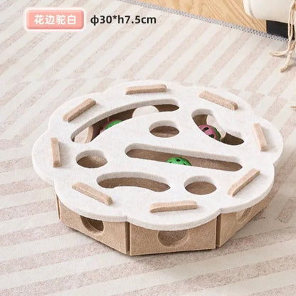 Indoor Sisal Cat Scratching Post — Interactive Kitten Toy & Playhouse for Exercise