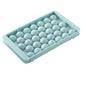 33-Cavity Round Ice Ball Tray – PP Plastic Whiskey & Cocktail Sphere Mold, Popsicle & Lollipop Maker