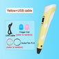 3D Printing Pen with LED Display – PLA 1.75mm Compatible, Adjustable Temp & Speed, USB 5V/2A Kids DIY Art Tool