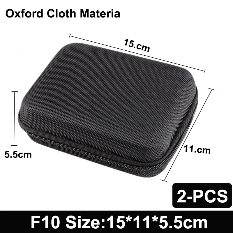 EVA Hard-Shell Earphone Case — Mini Portable Zipper Pouch & Cable Organizer for USB, Chargers, Memory Cards