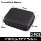 EVA Hard-Shell Earphone Case — Mini Portable Zipper Pouch & Cable Organizer for USB, Chargers, Memory Cards