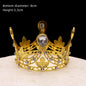 Rhinestone Crown Baking Cake Topper Headwear Decoration Children's Hair Accessories Princess Wedding Birthday Party Supplies New