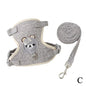 Cute Bear Vest Style Pet Leash for Small Pets
