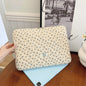 Flower Print Quilted Laptop Sleeve — 11–15 Inch, Padded
