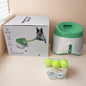 Automatic Dog Ball Launcher – Rechargeable USB Interactive Tennis Thrower, 5.8 cm Balls for Medium & Large Dogs
