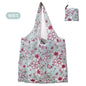 Large Foldable Reusable Shopping Tote Bag, Eco Grocery & Beach Shoulder Bag, Packable Polyester