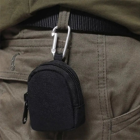 Tactical Key Wallet Coin Pouch - Compact Key Protector & Small EDC Organizer (1-Pack)