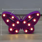 1PC Creative LED Shaped Lamp Indoor Battery Powered Wall Light,Decoration Night Light For Bedroom Table Beach Party&Photography