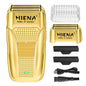 Men's Rechargeable Electric Shaver & Hair Clipper – Metal Housing, USB Fast Charge, Hypoallergenic Foil
