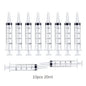 20ml Reusable Plastic Measuring Syringe Pack (5/10/20/30) - Hydroponics Nutrient, Oil Pump & Pet Medicine Feeder