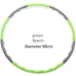 Adjustable 7/8/9-Section Detachable Hula Hoop – Pilates Yoga Waist Slimming Massage Fitness Hoop (68/80/88 cm | 26.8/31.5/34.6 in)