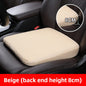 Honeycomb Memory Foam Car Seat Booster Cushion Breathable 3D Mesh Thickened Ergonomic Seat Pad 40×35×6 cm (15.7×13.8×2.4 in)