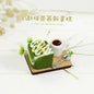 Cute Cat Wedding Zakka Figurine Bride Baby Stroller Resin Model Miniatures Model Cake Ornaments Decor Crafts Desktop Accessories