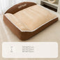 Plush Non-Slip Pet Bed - Winter Warm Removable Washable Dog & Cat Kennel Cushion