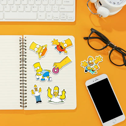 50/100PCS Cartoon Sticker Luggage Skateboard Laptop Waterproof Decorative Graffiti Sticker