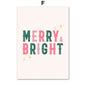 Modern Simple Wall Art Pink Christmas Tree Father Christmas HD Canvas Print Poster Home Living Room Bedroom Decoration