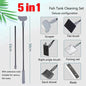 Aquarium Fish Tank Cleaning Kit 3-in-1 & 5-in-1 Algae Scraper Net Sponge Cleaner