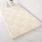 Thick Striped Absorbent Floor Mat – Non-Slip Cotton Velvet Bathroom Rug