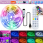 WiFi USB 5050 RGB LED Strip Lights — Flexible RGB Tape for TV & PC Backlight, App & Voice Control, Available 1–20m (3.3–65.6 ft)