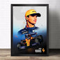 F1 World Champion Racer Ayrton Senna Graffiti Racing Formula 1 Poster Decorative Paintings Canvas Wall Art Pictures Home Decor