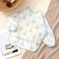 Waterproof Long Sleeve Baby Bib | Washable Feeding Bib with Full Coverage & Easy Clean Design