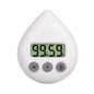 Waterproof Digital Shower & Kitchen Timer with Magnetic Backing, Suction Cup and Wall Mount - Countdown/Count-Up