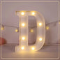 21.8cm White LED Letter&Number Night Lights,Battery Powered Decoration Lights,Wall Lights For Wedding,Birthday,Party,Christmas