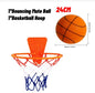 Kids Silent Foam Basketball — Indoor Squeezable Bounce Ball, Sizes 3/5/7