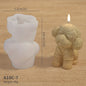 DIY Dog Silicone 3D Mold for Candles, Resin, Soap & Fondant — 3.0×2.2×2.2 in (7.5×5.5×5.5 cm)