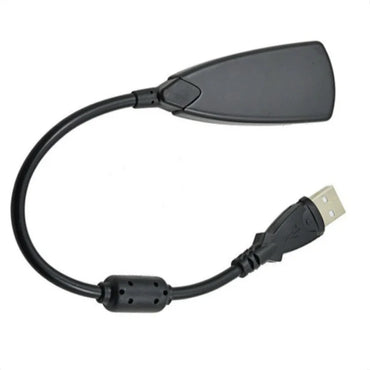 USB 7.1 External Sound Card for Gaming – Plug & Play Virtual Surround with Mic & Headphone Jack