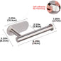 Self-Adhesive Stainless Steel Toilet Paper Holder — No-Drill Wall Mount Tissue & Towel Dispenser (Holds up to 30 cm / 11.8 in)